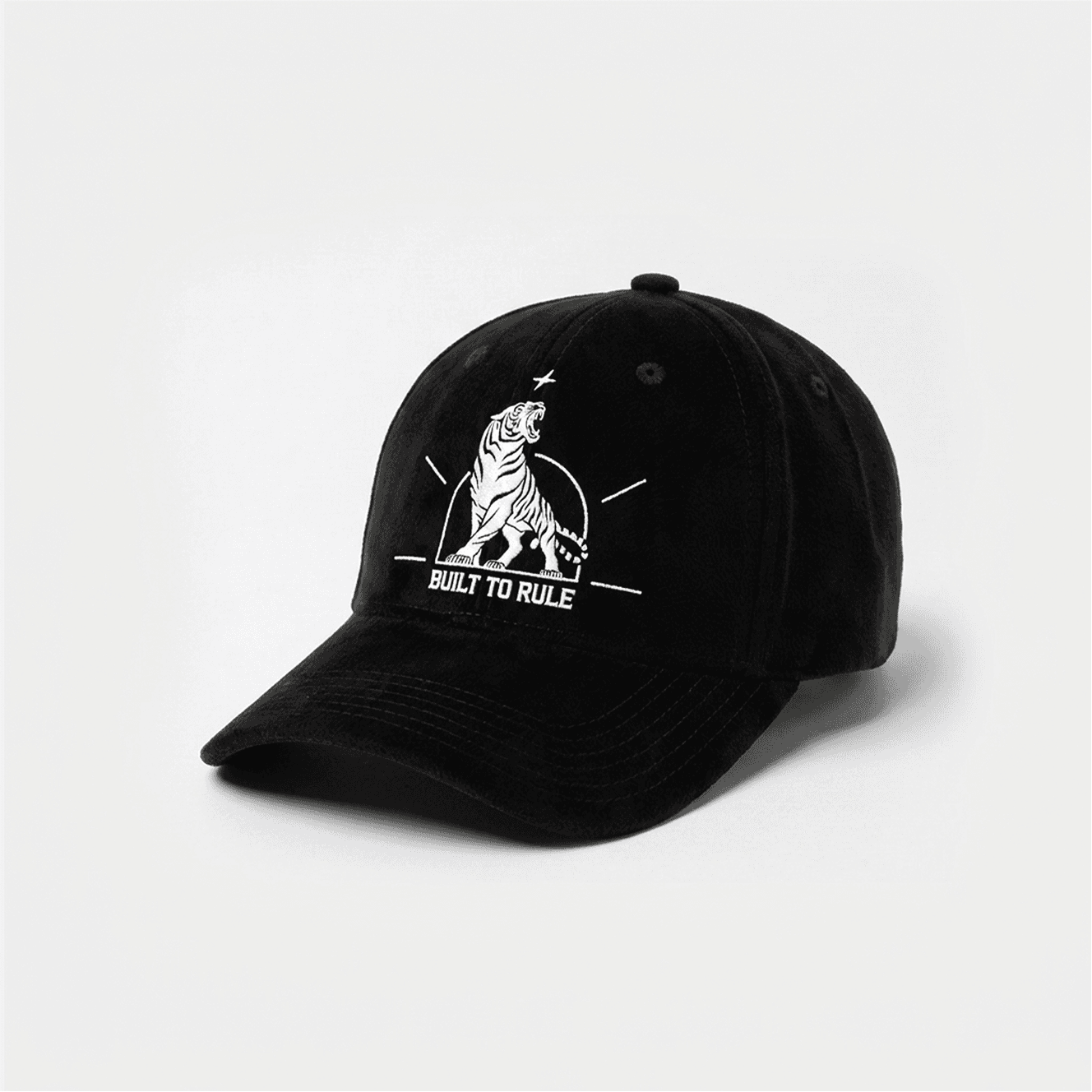 MIDNIGHT BLACK SUEDE CAP
