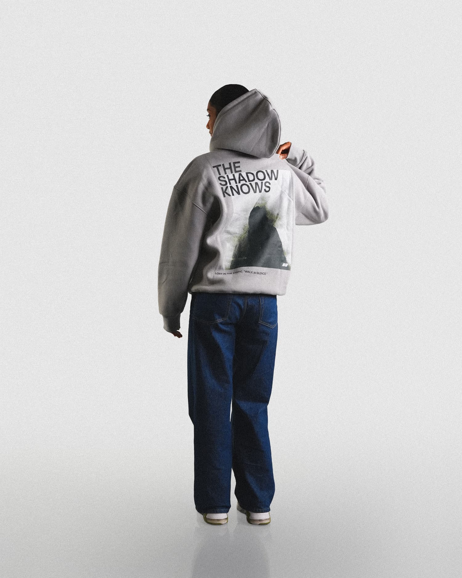 The Shadow Knows - Oversized Unisex Hoodie photo 6