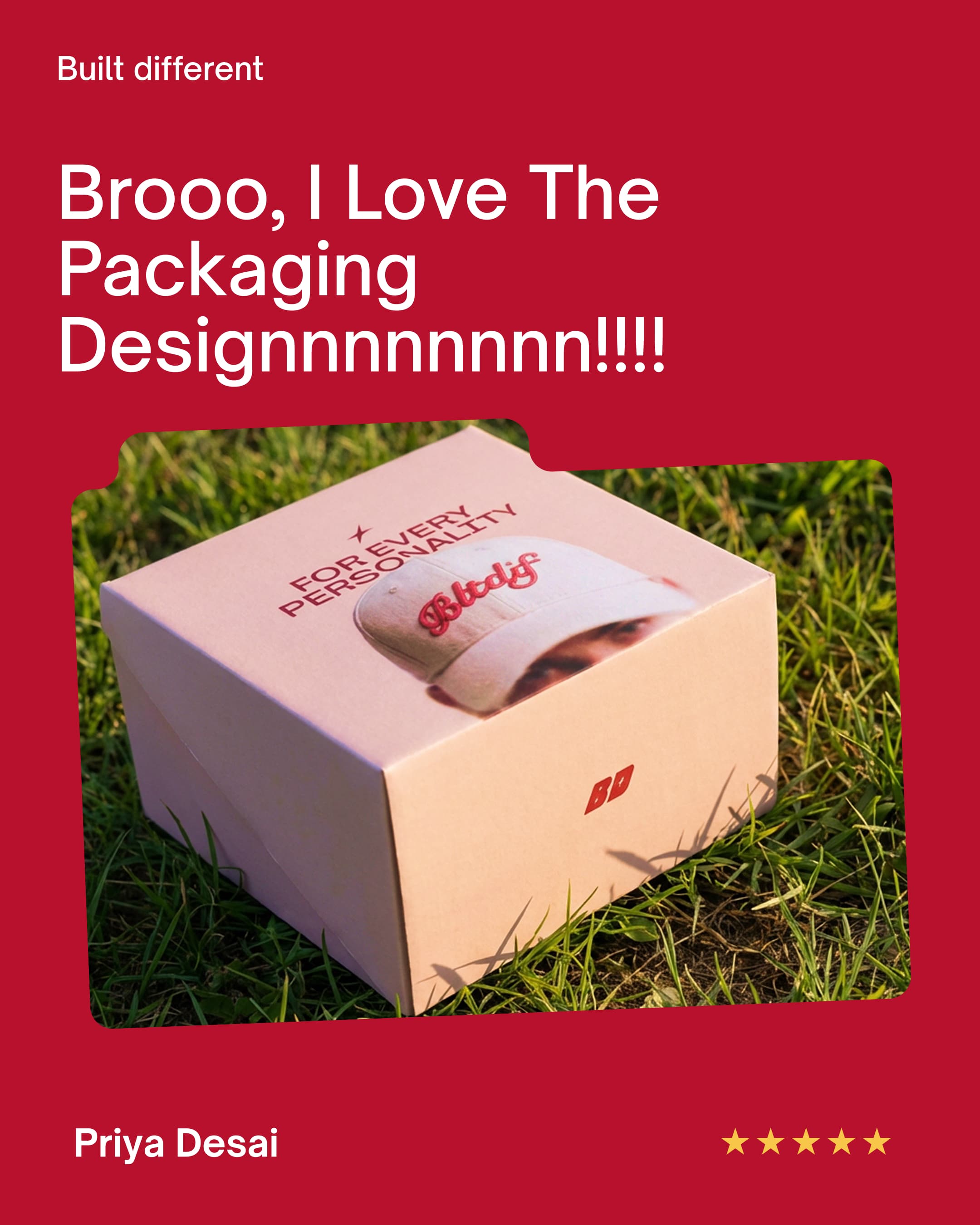 Priya Desai reviewing BLTDIF premium packaging